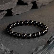 Black Obsidian Bracelet – Natural Gemstone Jewelry for Protection &amp; Strength