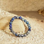 Sodalite Stone Bracelet – Elegant Crystal Jewelry for Clarity ; Inner Balance